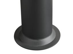 OKO Bio Ethanol Fires OKO Extra Tall Angled Decorative Metal Stove Pipe in Charcoal Grey in Dark Grey - thumbnail 8
