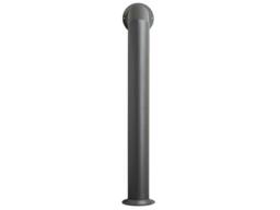 OKO Bio Ethanol Fires OKO Extra Tall Angled Decorative Metal Stove Pipe in Charcoal Grey in Dark Grey - thumbnail 1