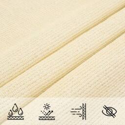 Berkfield Home Sunshade Sail 160 g/m ² Cream 3/4x2 m HDPE in Beige - thumbnail 6