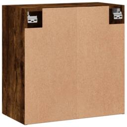 Berkfield Home Wall Cabinet Smoked Oak 60x31x60 cm Engineered Wood in Brown - Size: 60 x 31 x 60 cm - thumbnail 8