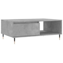 Berkfield Home Decorative Coffee Table Concrete Grey 90x60x35 cm Engineered Wood - Size: 90 x 60 x 35 cm - thumbnail 3