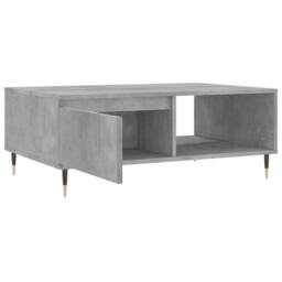 Berkfield Home Decorative Coffee Table Concrete Grey 90x60x35 cm Engineered Wood - Size: 90 x 60 x 35 cm - thumbnail 6