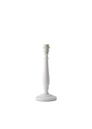 ValueLights Victoria Traditional Wooden Stem Table Lamp Base in White - thumbnail 7