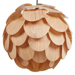 Wyld and Coco Natural Bamboo Acorn Pendant Lamp - thumbnail 4