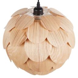 Wyld and Coco Natural Bamboo Acorn Pendant Lamp - thumbnail 5