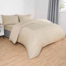 OHS 2 Pack Soft Microfibre Wrinkle Resistant Housewife Pillowcases in Natural - Size: Standard Pillow Case - thumbnail 5