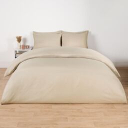 OHS 2 Pack Soft Microfibre Wrinkle Resistant Housewife Pillowcases in Natural - Size: Standard Pillow Case - thumbnail 6