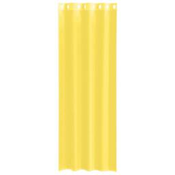 Berkfield Home Voile Curtains with Grommets 2 pcs Yellow - thumbnail 4