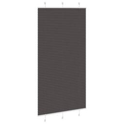 Berkfield Home Pleated Blind Black 105x200 cm Fabric Width 104.4 cm Polyester - thumbnail 3