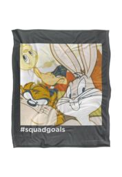 Warner Brothers Looney Tunes Officially Licensed Silky Touch Super Soft Throw Blanket 152 x 127 cm in White - thumbnail 1