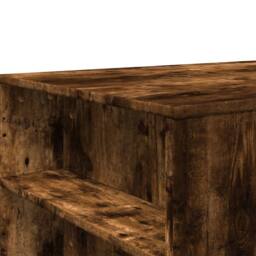 Berkfield Home Decorative Coffee Table Smoked Oak 102x55x42 cm Engineered Wood in Brown - Size: 102 x 55 x 42 cm - thumbnail 7