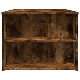 Berkfield Home Decorative Coffee Table Smoked Oak 102x55x42 cm Engineered Wood in Brown - Size: 102 x 55 x 42 cm - thumbnail 5