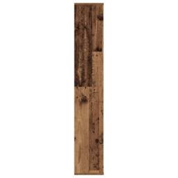 Berkfield Home Room Divider/Book Cabinet Old Wood 100x24x140 cm Engineered Wood in Brown - Size: 100 x 24 x 140 cm - thumbnail 6
