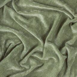Yard Heavy Chenille Velvet Throw in Green - Size: 130 cm x 180 cm - thumbnail 4
