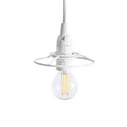 Wyld and Coco Beige Pendant Lamp with Fabric Shade - Modern Living Room Light - thumbnail 9