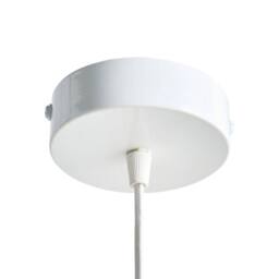 Wyld and Coco Beige Pendant Lamp with Fabric Shade - Modern Living Room Light - thumbnail 8