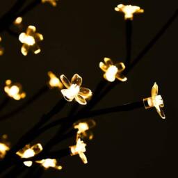 Berkfield Home Cherry Blossom LED Tree Warm White 368 LEDs 300 cm - thumbnail 4
