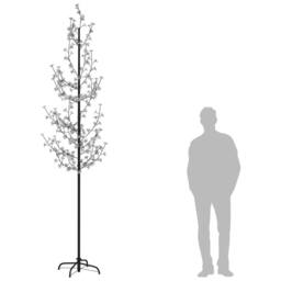 Berkfield Home Cherry Blossom LED Tree Warm White 368 LEDs 300 cm - thumbnail 7