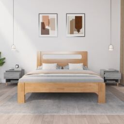 Berkfield Home Bedside Tables 2 pcs Grey Sonoma 50x46x50 Engineered Wood - thumbnail 3