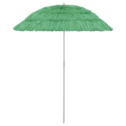 Berkfield Home Hawaii Beach Umbrella Green 180 cm - thumbnail 2