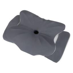 Lavio Ergonomic Butterfly Neck Pillow Side Back Stomach Sleepers Washable in Grey - thumbnail 1