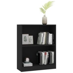 Berkfield Home Bookshelf Black 60x24x74.5 cm Engineered Wood - thumbnail 3