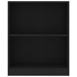 Berkfield Home Bookshelf Black 60x24x74.5 cm Engineered Wood - thumbnail 4
