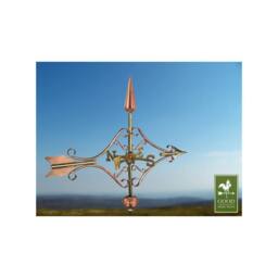 Good Directions Cottage Victorian Arrow Copper Weathervane - H59 x W54 x L28 cm - thumbnail 2
