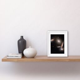 Artery8 Wall Art Print Hubble Space Astronomy Hickson Compact Group 40 A Cosmic Gravitational Dance Between Five Galaxies Isolated Spiral Elliptical - thumbnail 2