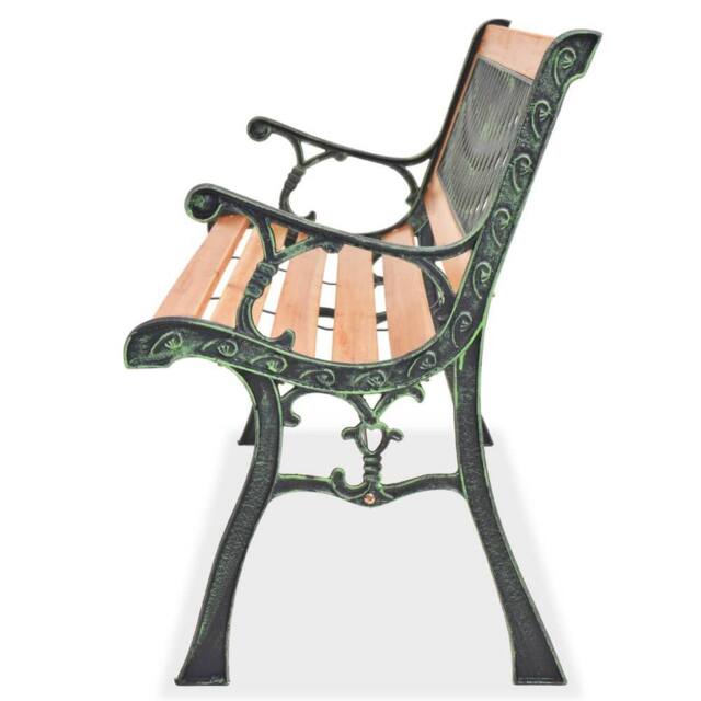 Berkfield Home Decorative Garden Bench 122 cm Wood in Brown - image 1