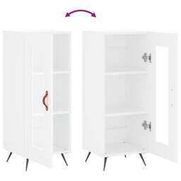Berkfield Home Sideboard White 34.5x34x90 cm Engineered Wood - thumbnail 9