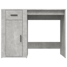 Berkfield Home Elegant Desk Concrete Grey 100x49x75 cm Engineered Wood - Size: 100 x 49 x 75 cm - thumbnail 6