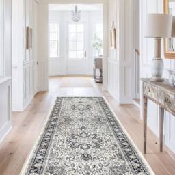 THE RUGS Classical Collection Heritage Steel Soft Pile Grey Essentials Rug - Size: 160 cm x 230 cm - thumbnail 8