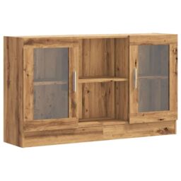 Berkfield Home Sideboard Artisan Oak 120x30.5x70 cm Engineered Wood in Brown - thumbnail 2