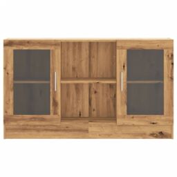 Berkfield Home Sideboard Artisan Oak 120x30.5x70 cm Engineered Wood in Brown - thumbnail 4