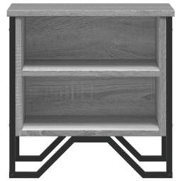 Berkfield Home Bedside Cabinet Grey Sonoma 40x30x40 cm Engineered Wood - Size: 40 x 30 x 40 cm - thumbnail 5