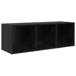 Berkfield Home TV Cabinet Set 3 pcs Black 107 x 35 x 37 cm Engineered wood - thumbnail 6