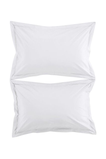 CHRISTY Pure Cotton Percale Oxford Pillowcase Pair in White - image 1