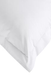 CHRISTY Pure Cotton Percale Oxford Pillowcase Pair in White - thumbnail 4