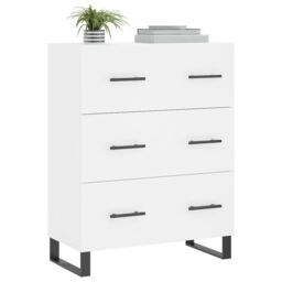 Berkfield Home Sideboard White 69.5x34x90 cm Engineered Wood - thumbnail 3