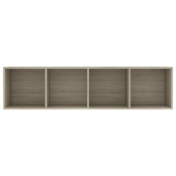 Berkfield Home Book Cabinet/TV Cabinet Sonoma Oak 143x30x36 cm in Brown - Size: 143 x 30 x 36 cm - thumbnail 6