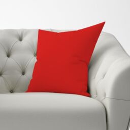 Warren Reed - Designer Fire Engine Red Cushions - Size: 60 cm x 60 cm - thumbnail 3