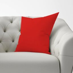 Warren Reed - Designer Fire Engine Red Cushions - Size: 60 cm x 60 cm - thumbnail 2