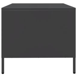 Berkfield Home TV Cabinet Black 68x50x43.5 cm Cold-rolled Steel - thumbnail 7