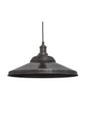 Industville Brooklyn Giant Step Pendant, 18 Inch, Pewter, Pewter Holder in Dark Grey - thumbnail 2