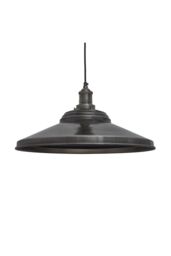 Industville Brooklyn Giant Step Pendant, 18 Inch, Pewter, Pewter Holder in Dark Grey - thumbnail 1