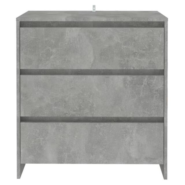Berkfield Home Sideboard Concrete Grey 70x41x75 cm Engineered Wood - Size: 70 x 41 x 75 cm - image 1