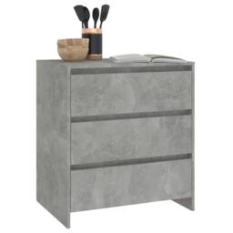 Berkfield Home Sideboard Concrete Grey 70x41x75 cm Engineered Wood - Size: 70 x 41 x 75 cm - thumbnail 7