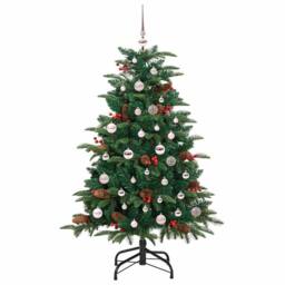 Berkfield Home Artificial Christmas Tree with 150 LEDs with Stand Green 150 cm - thumbnail 3