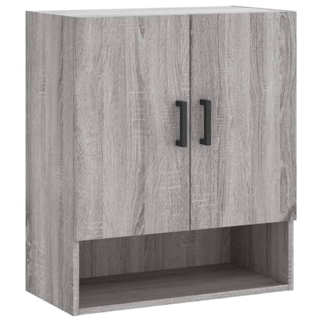 Berkfield Home Wall Cabinet Grey Sonoma 60x31x70 cm Engineered Wood - Size: 60 x 31 x 70 cm - image 1